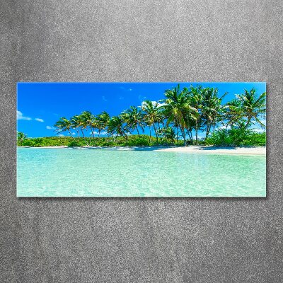 Wall art acrylic Tropical beach