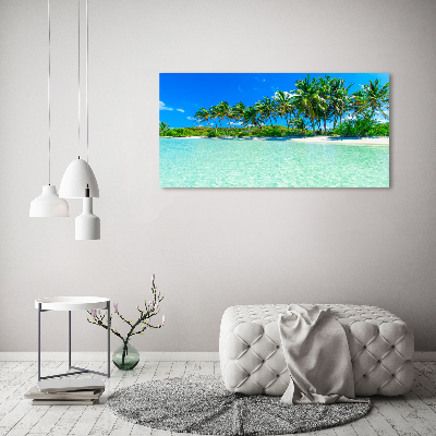 Wall art acrylic Tropical beach