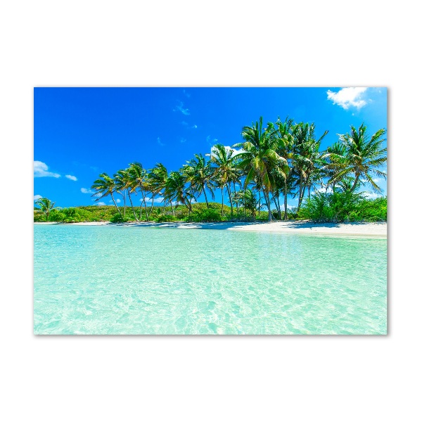 Wall art acrylic Tropical beach