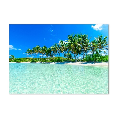 Wall art acrylic Tropical beach