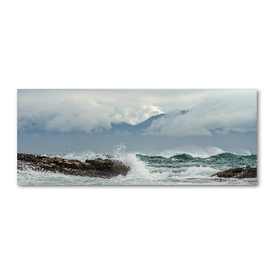 Wall art acrylic Rough sea