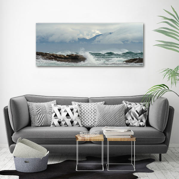 Wall art acrylic Rough sea