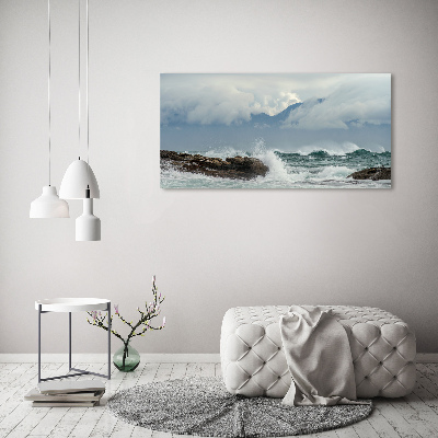 Wall art acrylic Rough sea