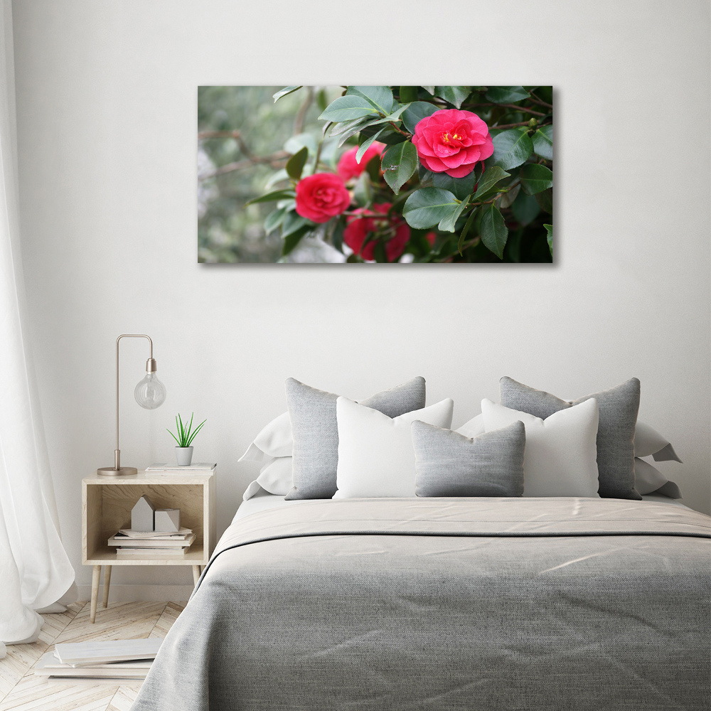 Wall art acrylic Camellia