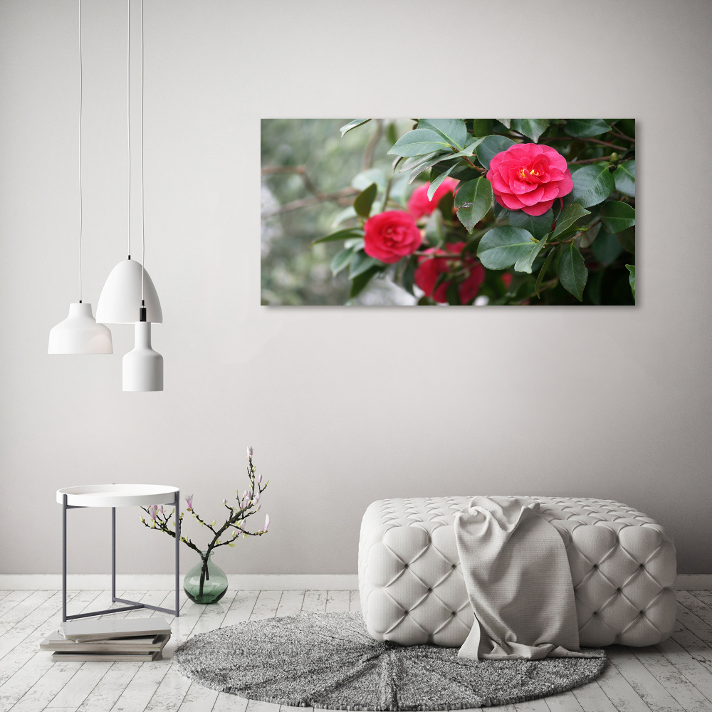 Wall art acrylic Camellia