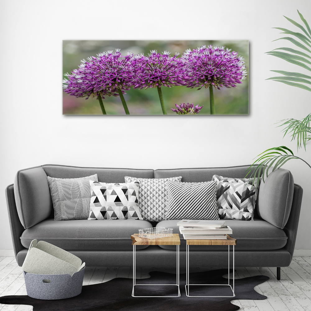 Acrylic wall art Garlic flower