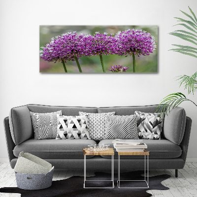 Acrylic wall art Garlic flower