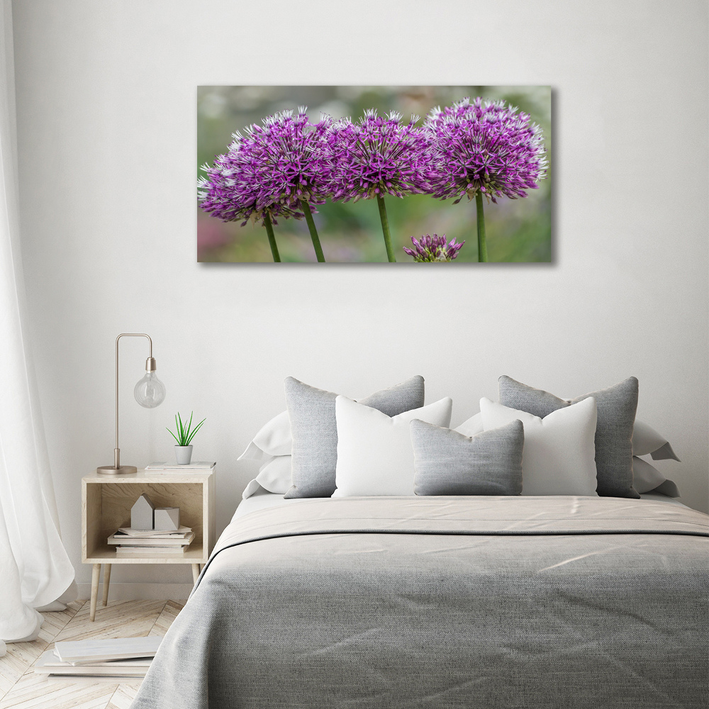 Acrylic wall art Garlic flower