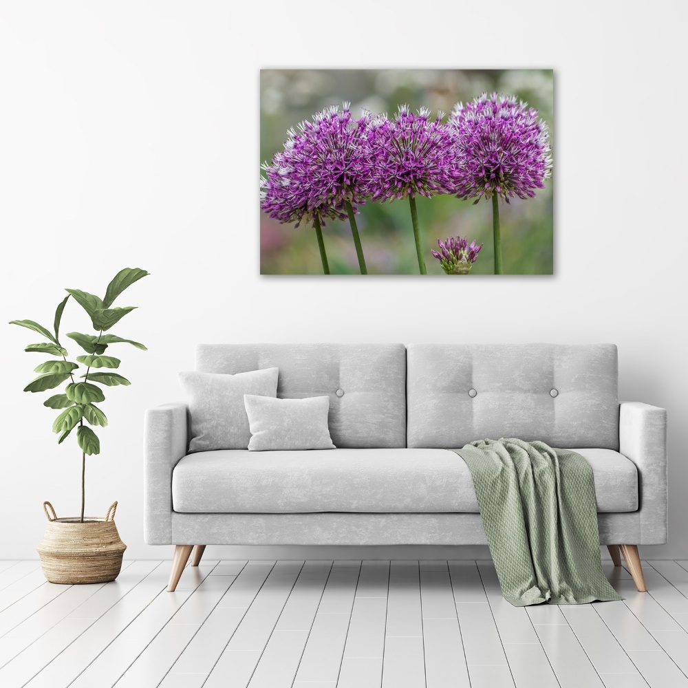 Acrylic wall art Garlic flower