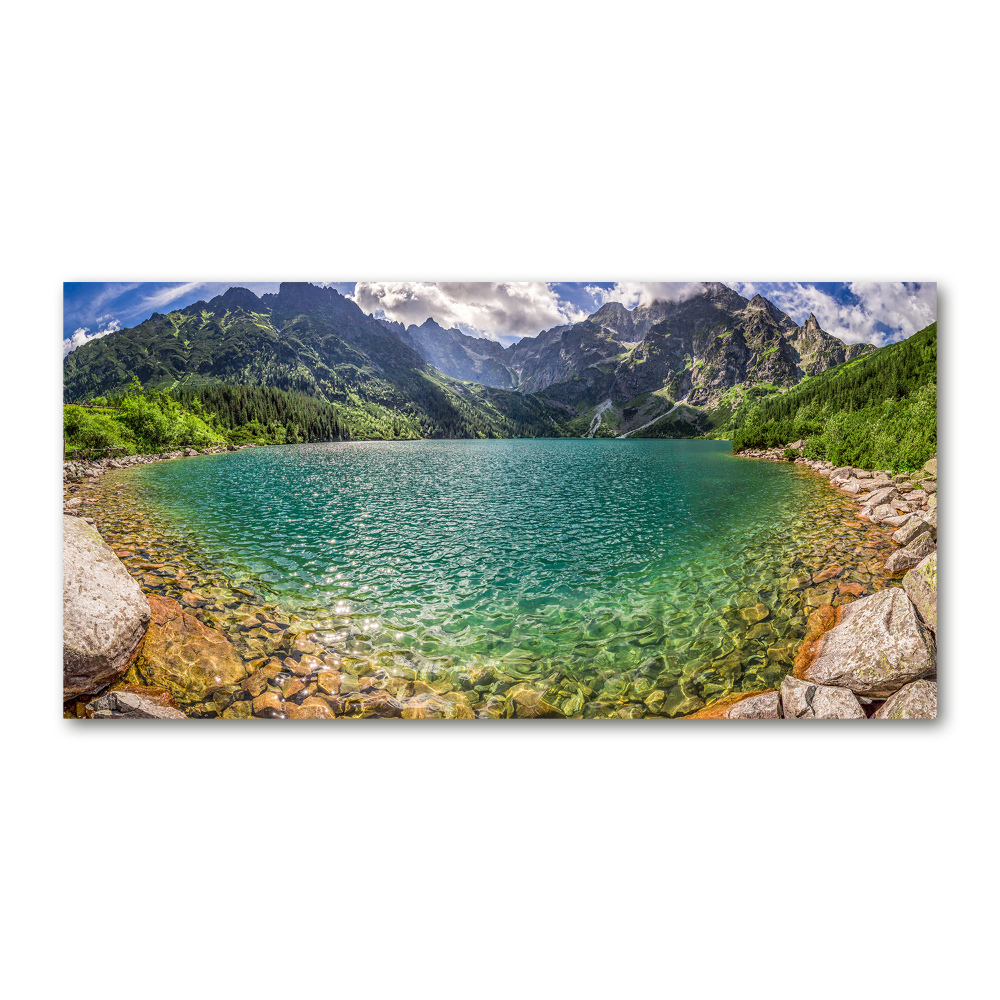 Print on acrylic Lake in the mountains