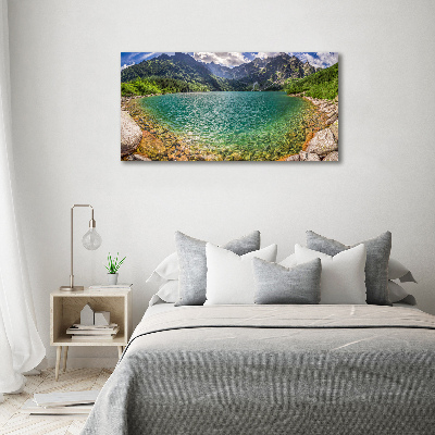 Print on acrylic Lake in the mountains