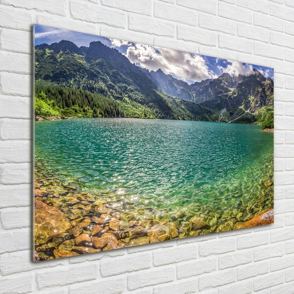 Print on acrylic Lake in the mountains