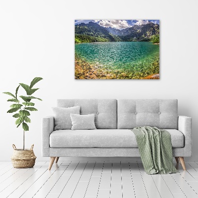 Print on acrylic Lake in the mountains