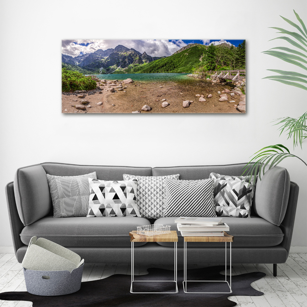 Print on acrylic Lake in the mountains