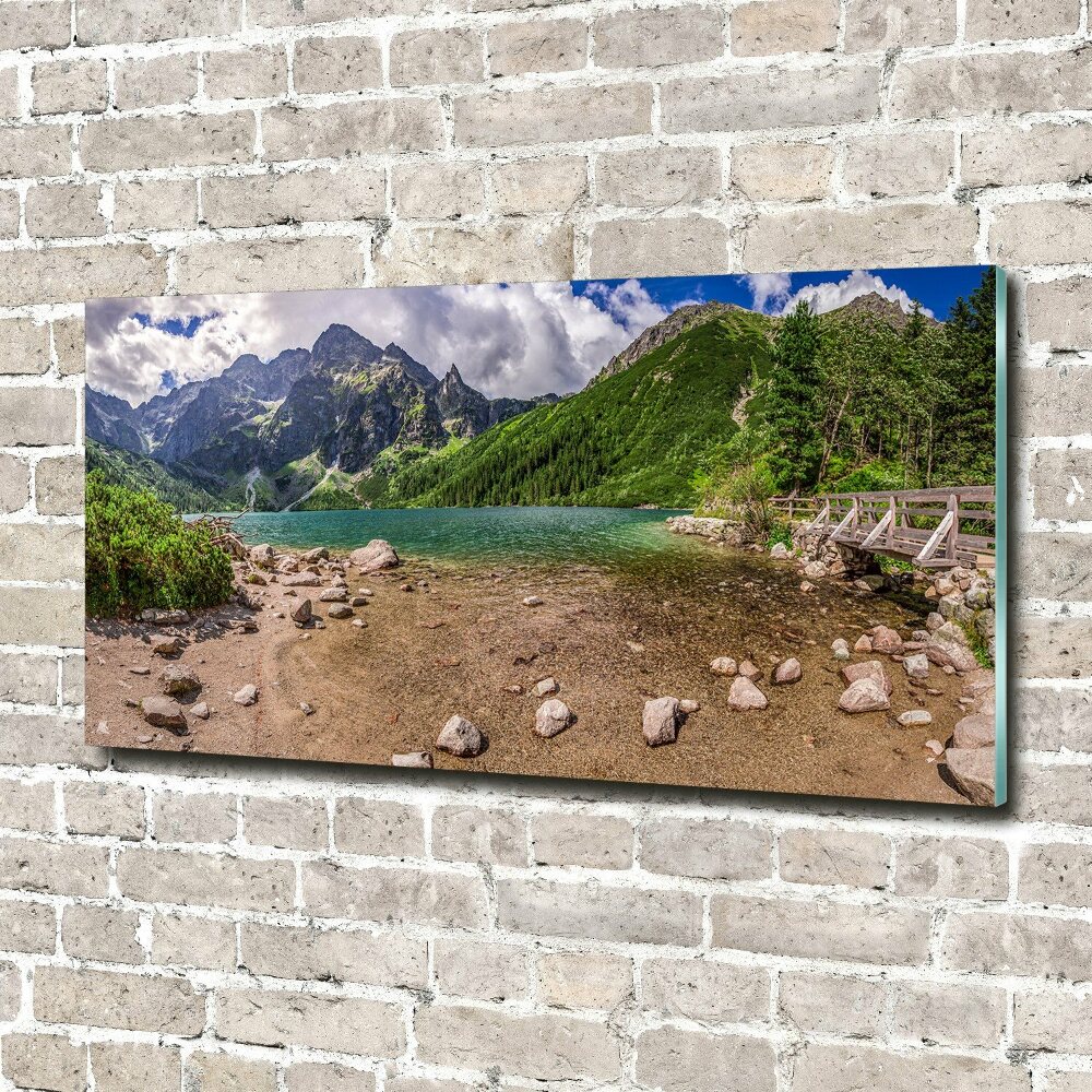 Print on acrylic Lake in the mountains