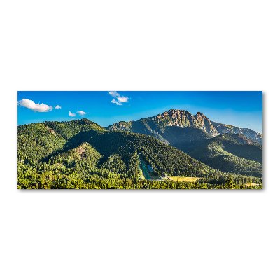 Print on acrylic Panorama of the Tatra Mountains