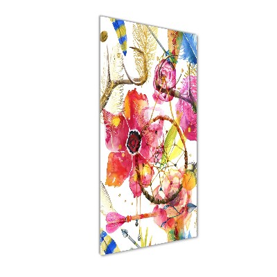 Print on acrylic Flowers style boho