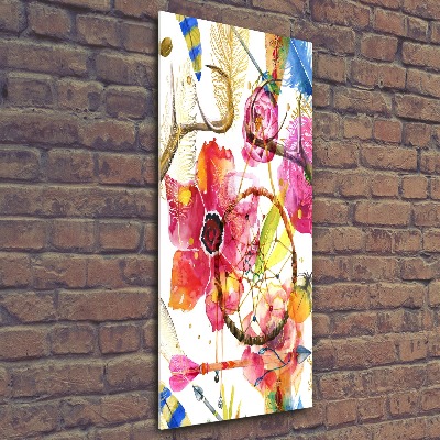 Print on acrylic Flowers style boho