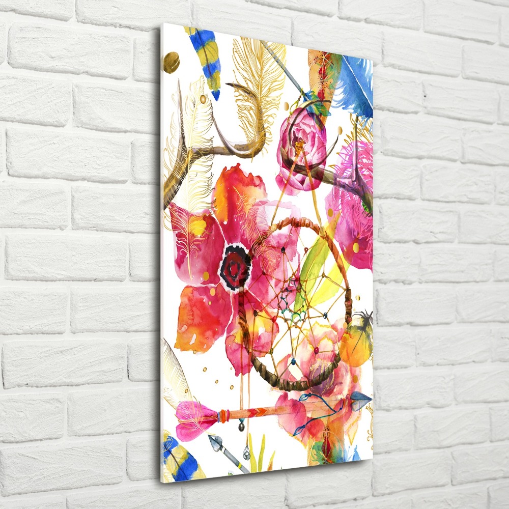 Print on acrylic Flowers style boho