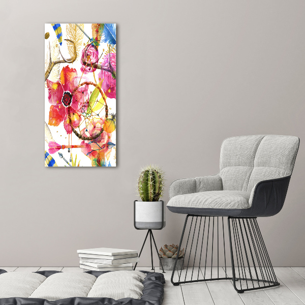 Print on acrylic Flowers style boho