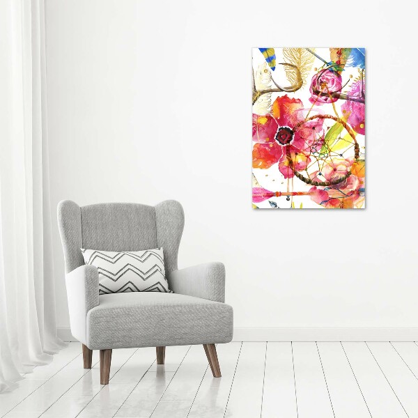 Print on acrylic Flowers style boho