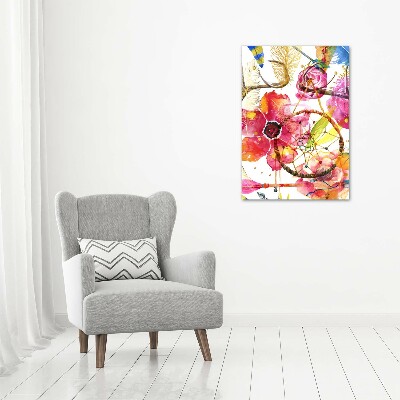 Print on acrylic Flowers style boho