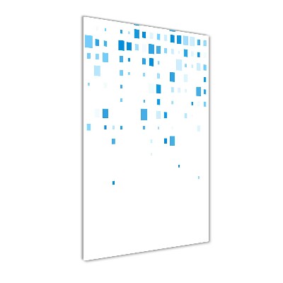 Print on acrylic glass Blue squares