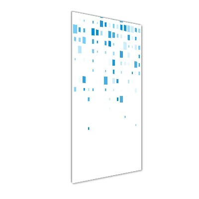 Print on acrylic glass Blue squares