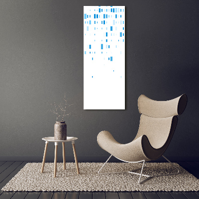 Print on acrylic glass Blue squares