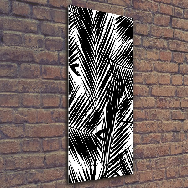 Wall art acrylic Palm leaves