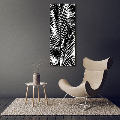 Wall art acrylic Palm leaves