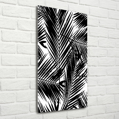 Wall art acrylic Palm leaves