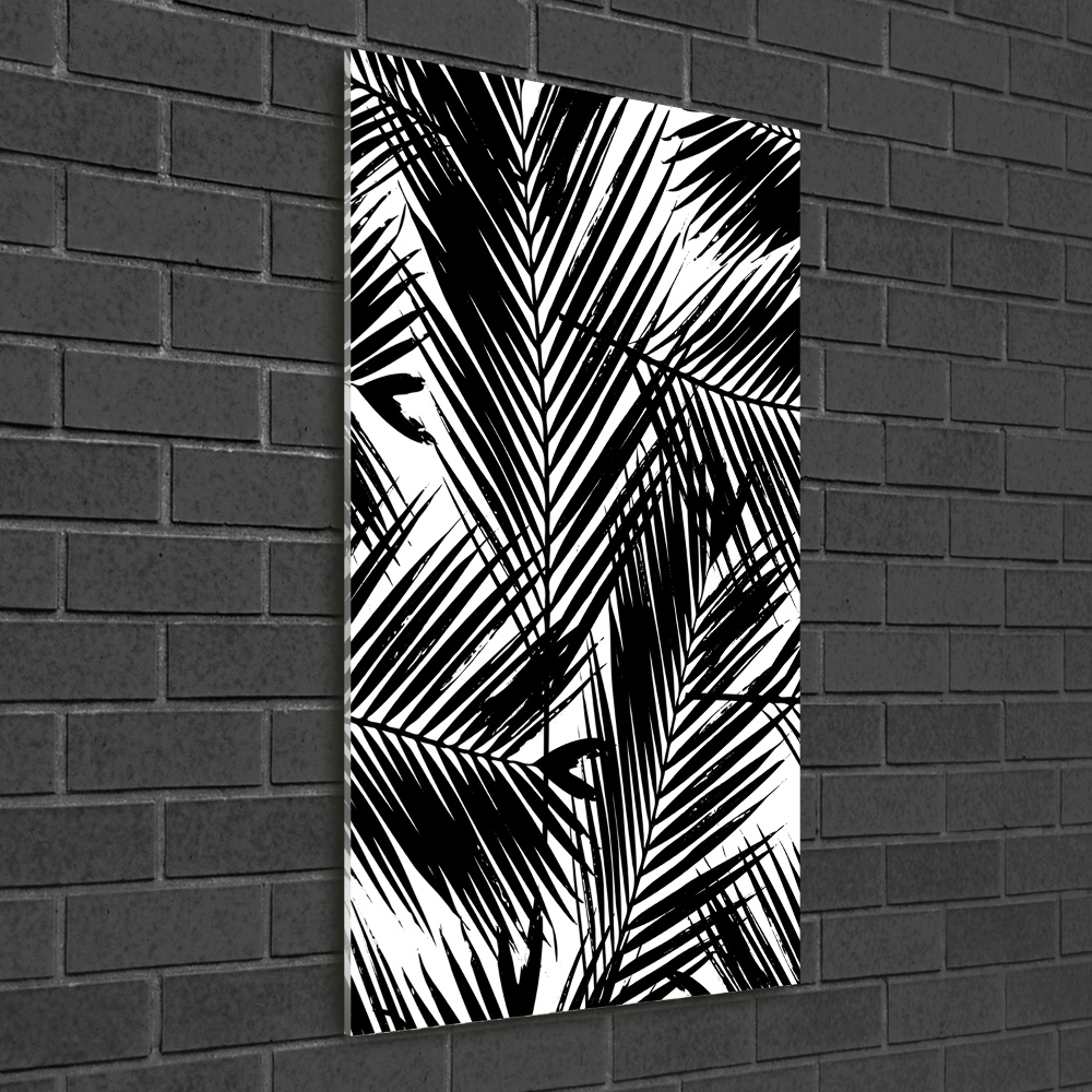 Wall art acrylic Palm leaves