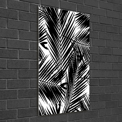 Wall art acrylic Palm leaves