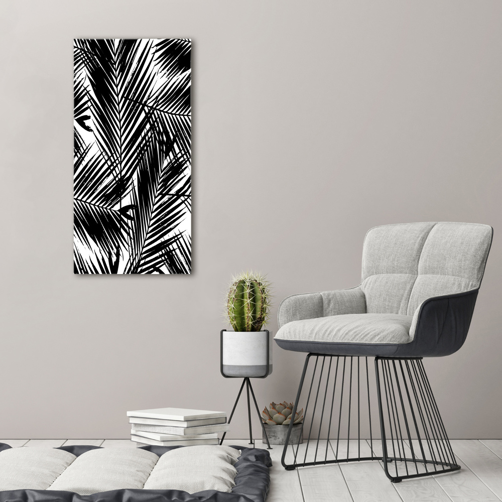 Wall art acrylic Palm leaves