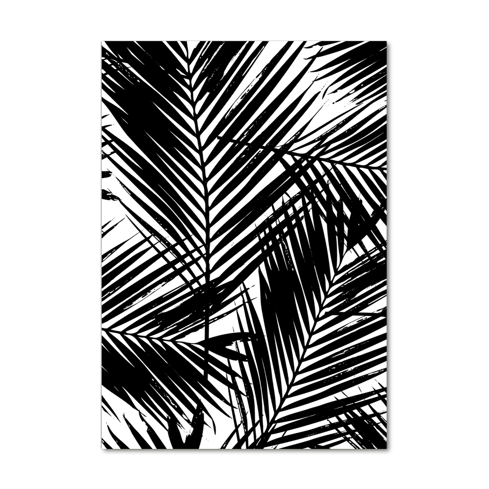 Wall art acrylic Palm leaves