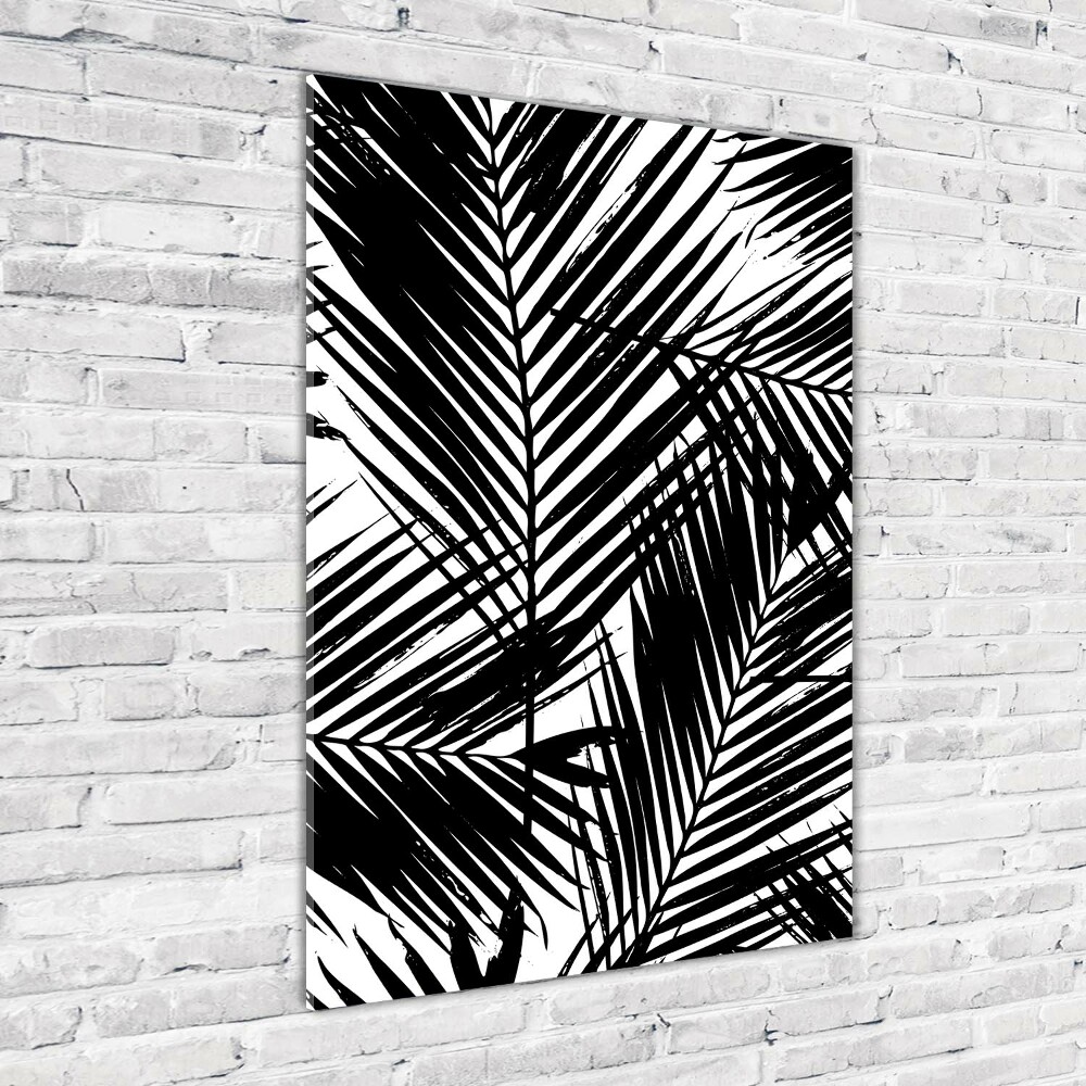 Wall art acrylic Palm leaves