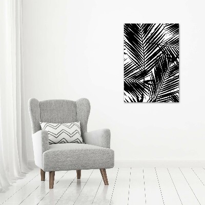 Wall art acrylic Palm leaves