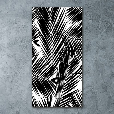 Wall art acrylic Palm leaves