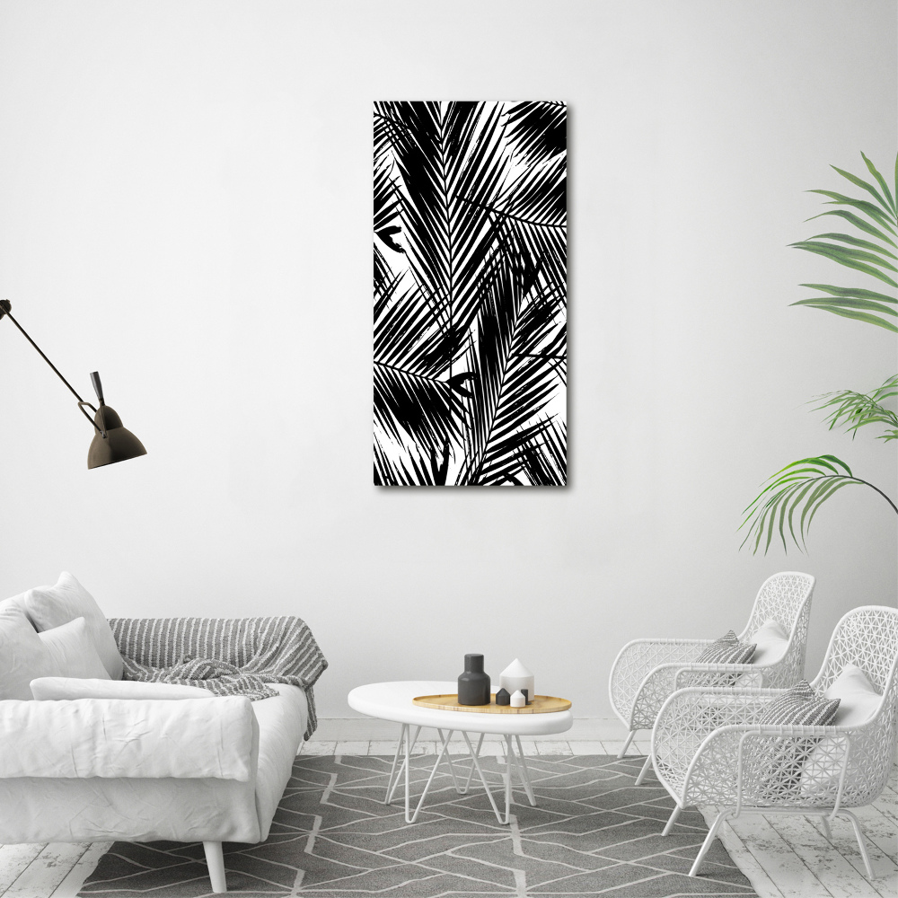 Wall art acrylic Palm leaves