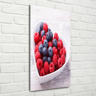 Print on acrylic Raspberries and berries