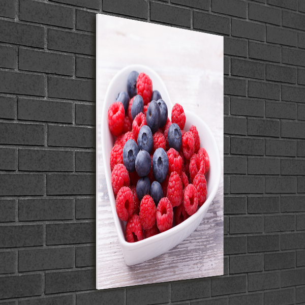 Print on acrylic Raspberries and berries