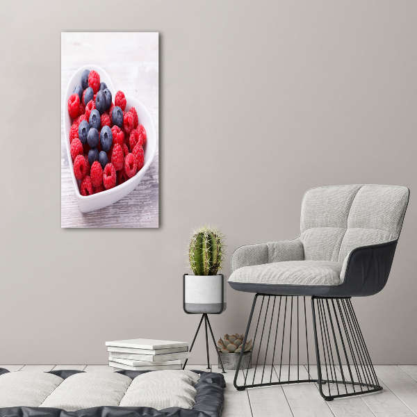 Print on acrylic Raspberries and berries