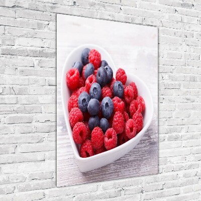 Print on acrylic Raspberries and berries