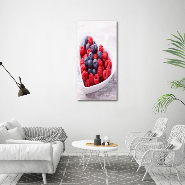 Print on acrylic Raspberries and berries