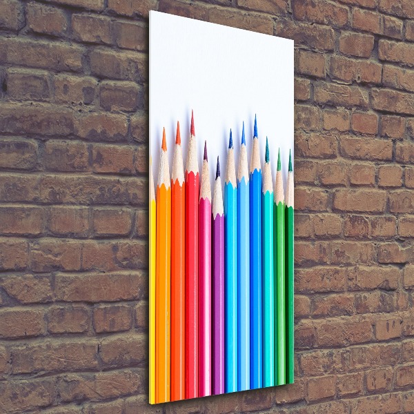 Acrylic print Colourful pencils