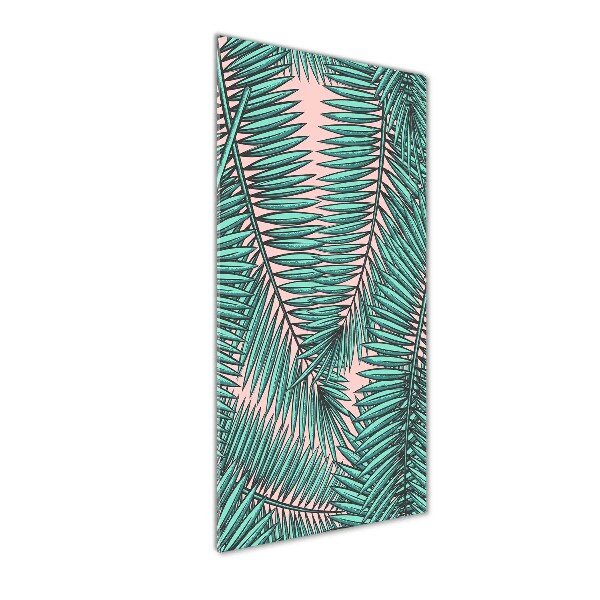 Wall art acrylic Palm leaves