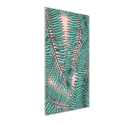 Wall art acrylic Palm leaves