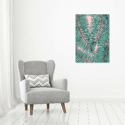 Wall art acrylic Palm leaves