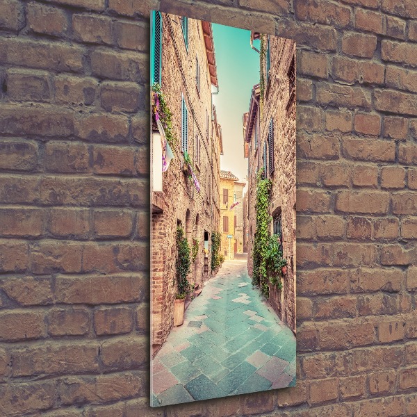 Wall art acrylic Italian streets